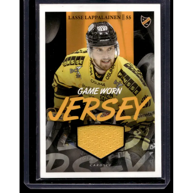 2022-23 Cardset - Game Worn Jersey - Lasse Lappalainen /128