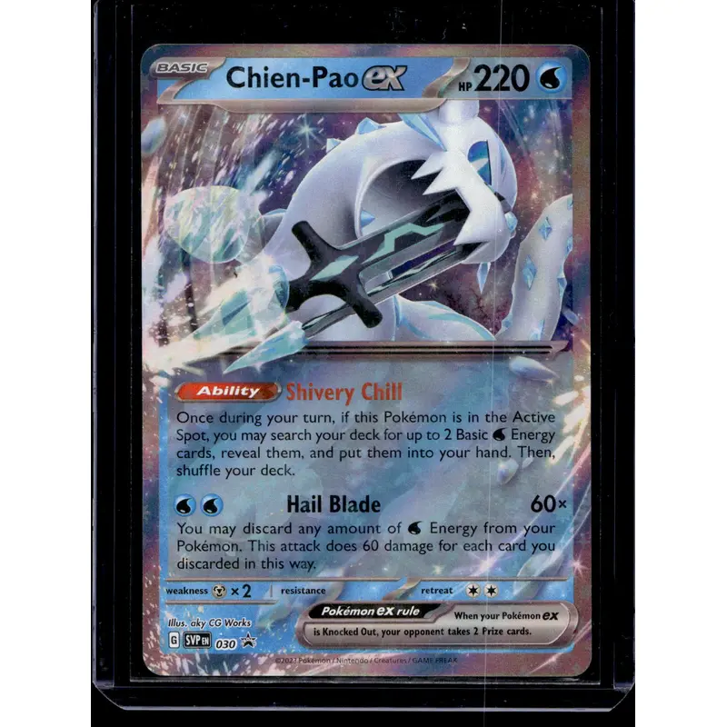 2023 Pokemon - Scarlet & Violet - Black Star Promos - Promos - Chien-Pao ex #030