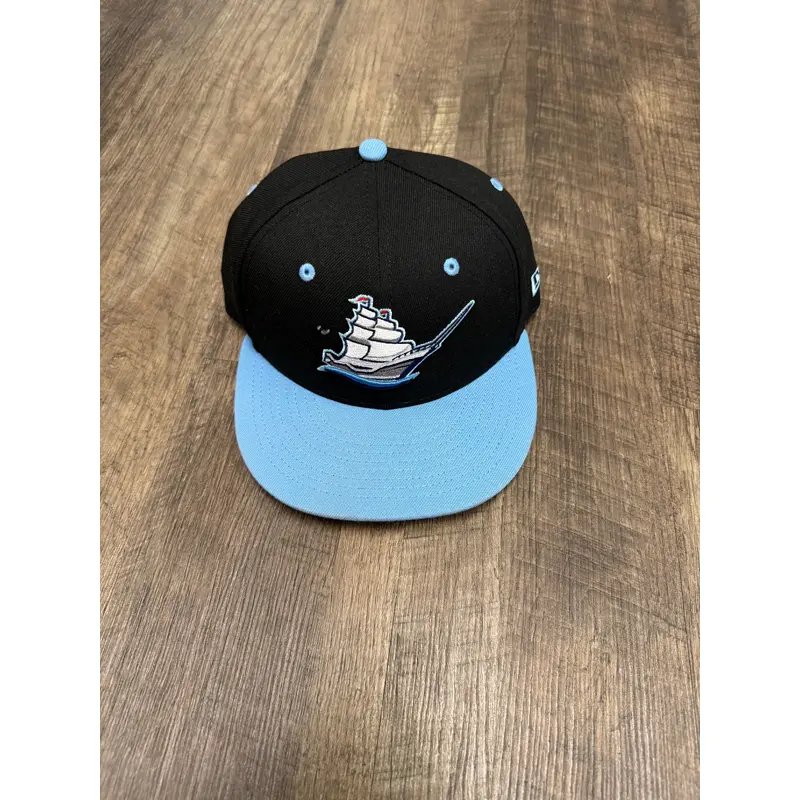 Columbus Clippers Game Worn Brayan Rocchio Hat