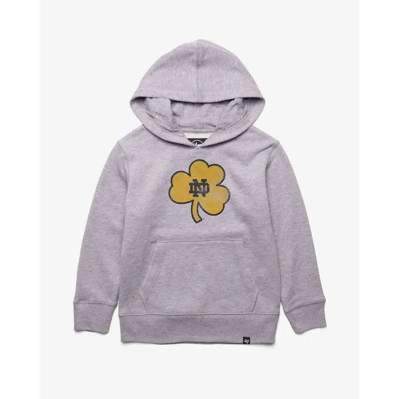 NOTRE DAME FIGHTING IRISH DISTRESSED IMPRINT '47 HEADLINE HOOD KIDS