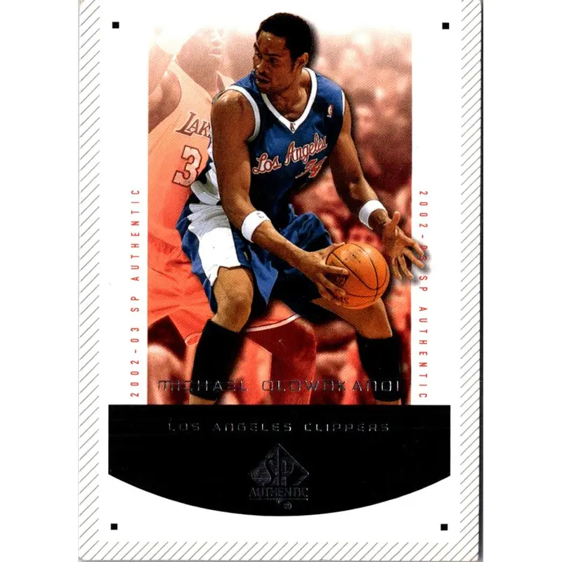 2002 SP Authentic Michael Olowokandi #36