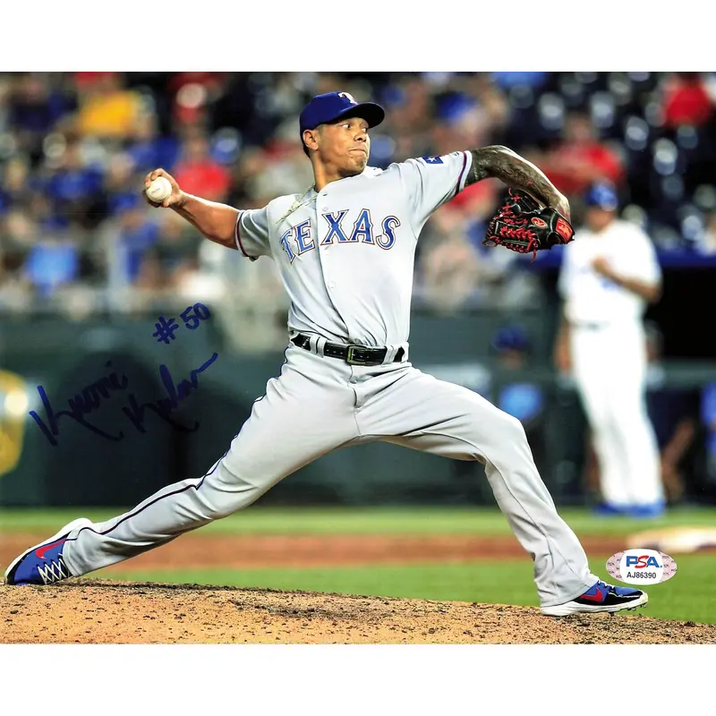 KEONE KELA signed 8x10 photo PSA/DNA Texas Rangers Autographed