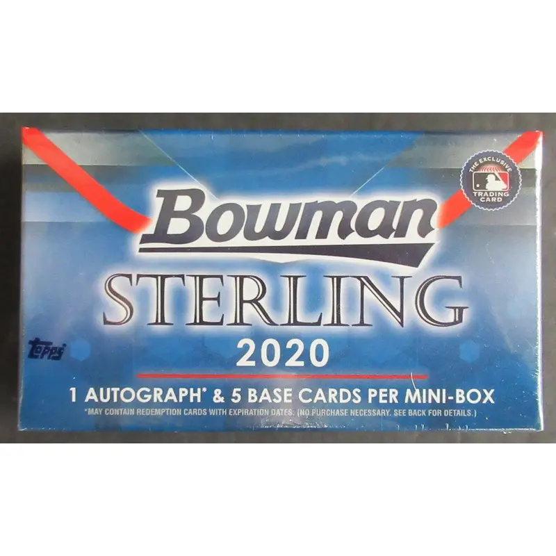 2020 Bowman Sterling Baseball Mini Box (Hobby) (1/6)