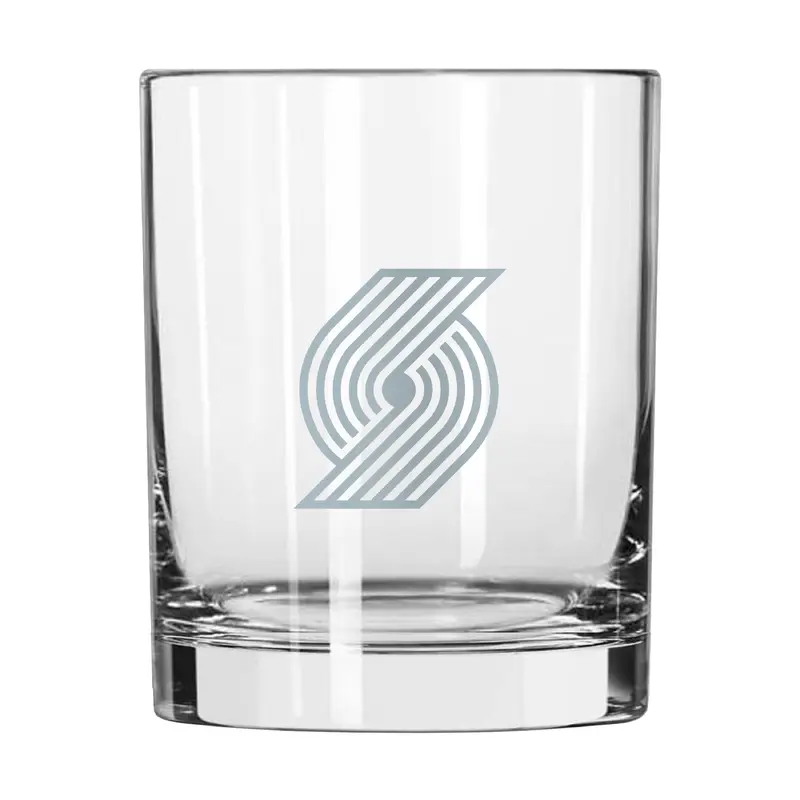 Portland Trail Blazers 14oz Frost Rocks Glass
