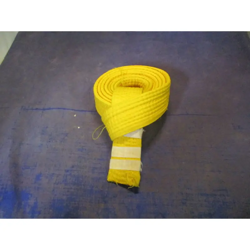 Used Tiger Claw Yellow Karate Belt Size 00