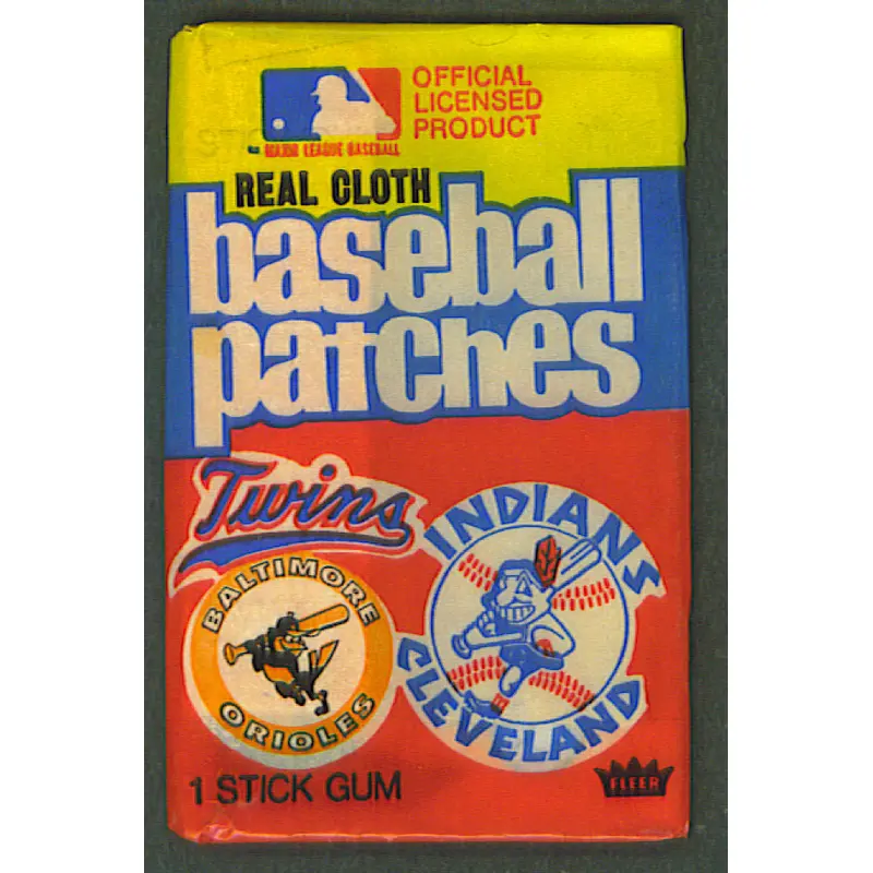 1974 Fleer Baseball Real Cloth Patches Unopened Wax Pack