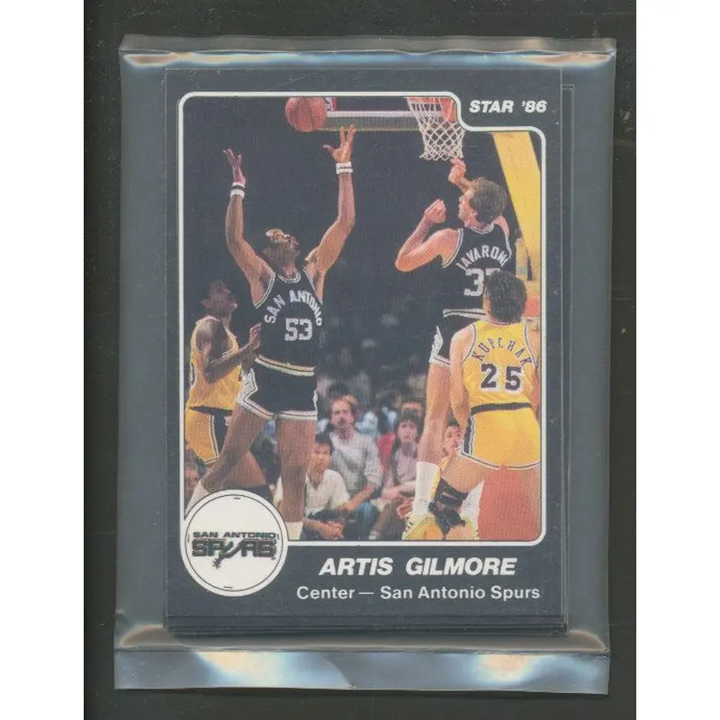 1985/86 Star Basketball Spurs Complete Bagged Set
