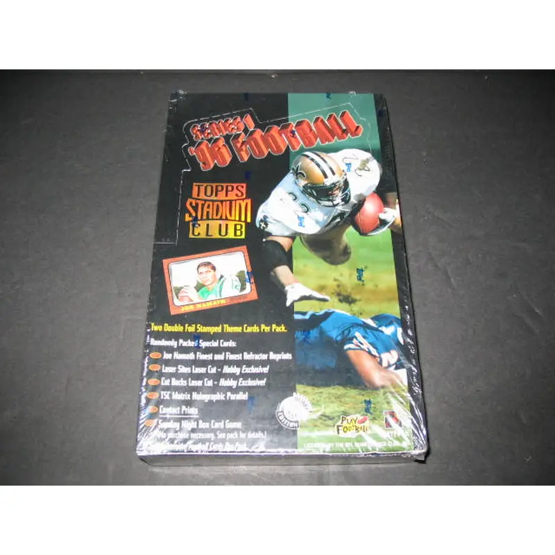 1996 Topps Stadium Club Football Series 1 Box (Hobby) (24/10)