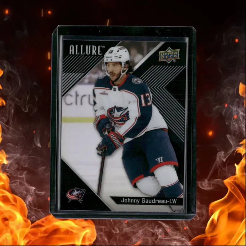 2024-25 Upper Deck Allure Johnny Gaudreau Black Rainbow #25