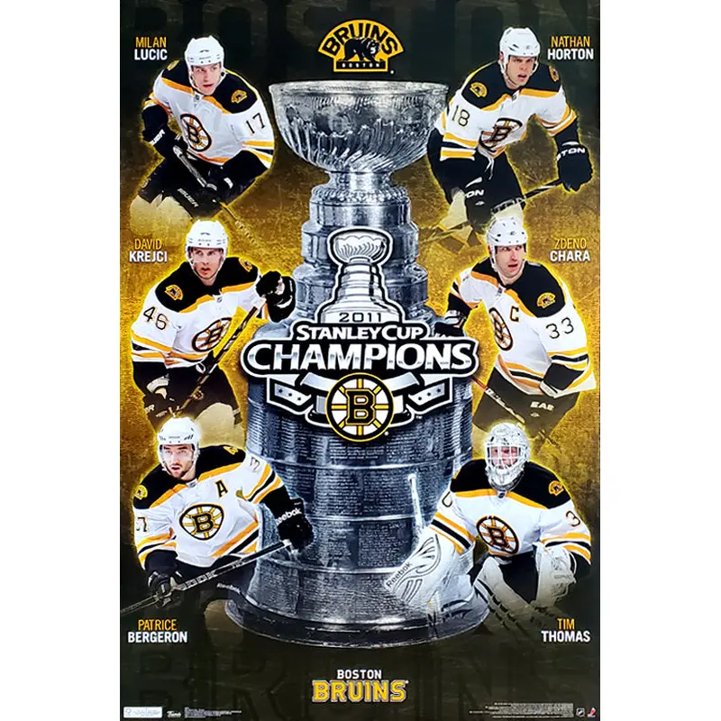 Boston Bruins 2011 Stanley Cup Champions Commemorative Poster - Costacos Sports Inc.