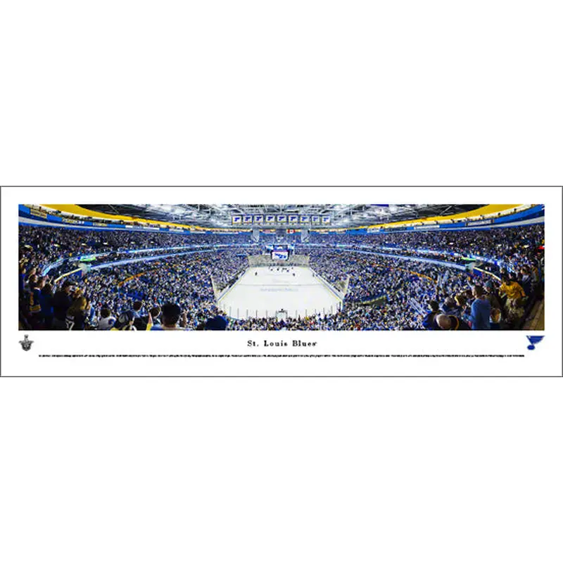 St. Louis Blues Scottrade Center 2013 Playoffs Panoramic Poster Print - Blakeway