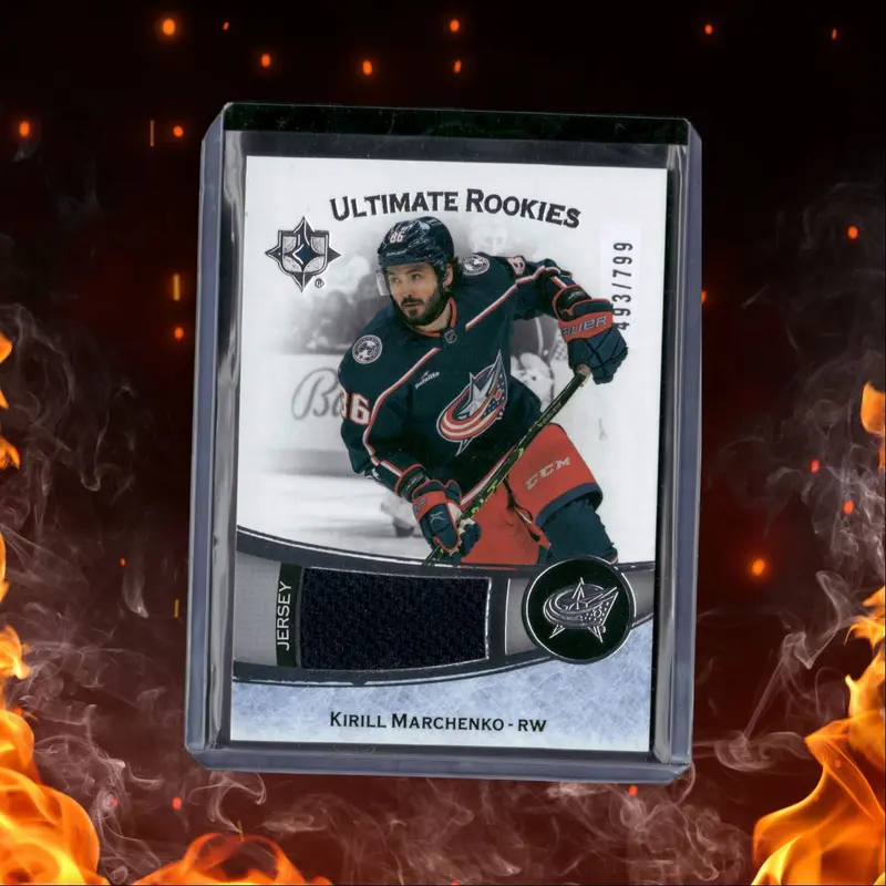 2022-23 Upper Deck Ultimate Kirill Marchenko Jersey Rookie 493/799 #104
