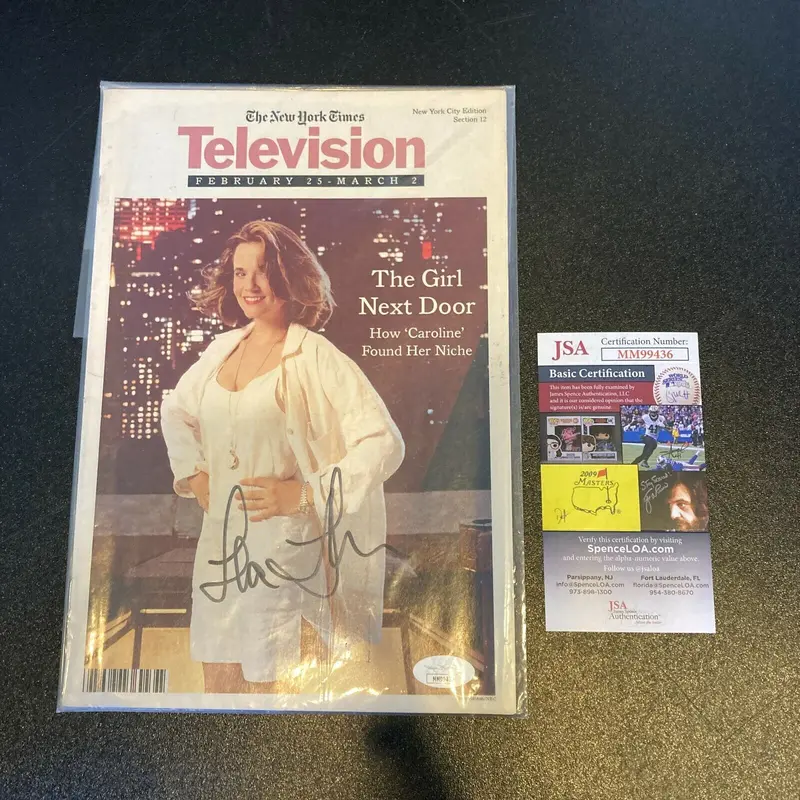 Lea Thompson Signed Autographed Magazine With JSA COA