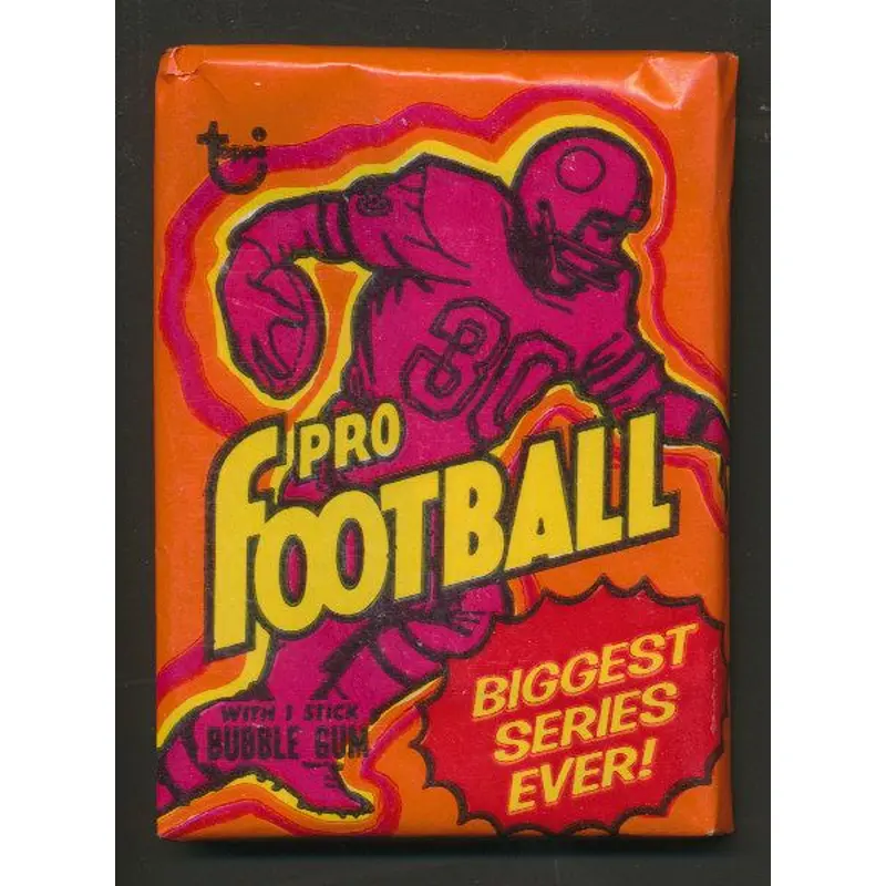1973 Topps Football Unopened Wax Pack