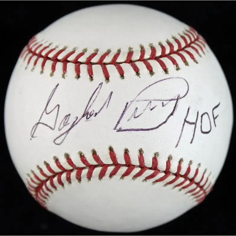 Giants Gaylord Perry 'HOF' Signed Authentic OML Baseball JSA #F77157