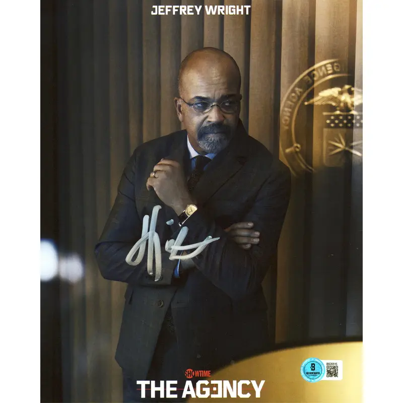 Jeffrey Wright The Agency Authentic Signed 8x10 Vertical Photo BAS #BS20515