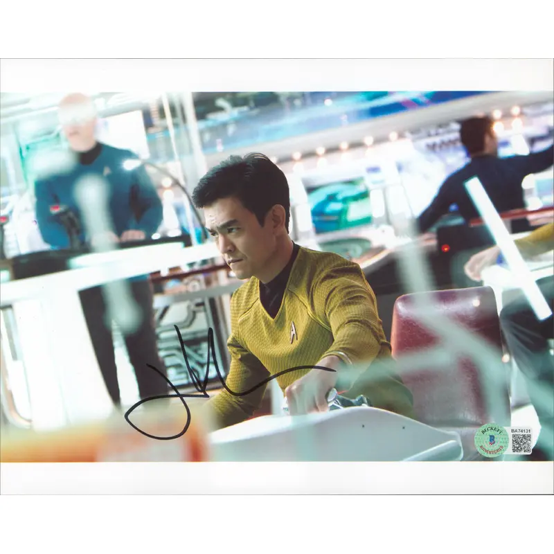 John Cho Star Trek Authentic Signed 8x10 Photo Autographed BAS #BA74131