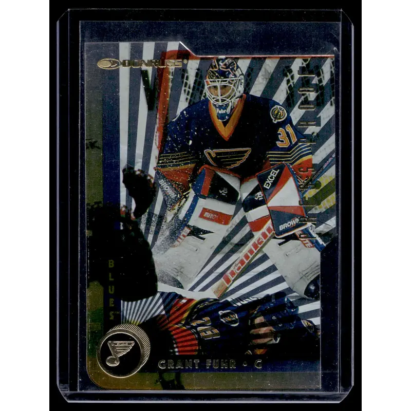 1997-98 Donruss - Gold Die-Cut Press Proof - Grant Fuhr #153 of 500