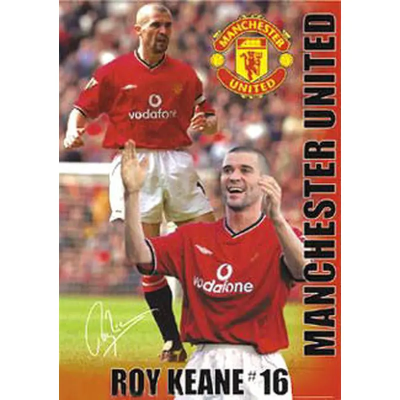 Roy Keane "Signature" Manchester United Poster - GB Posters 2002