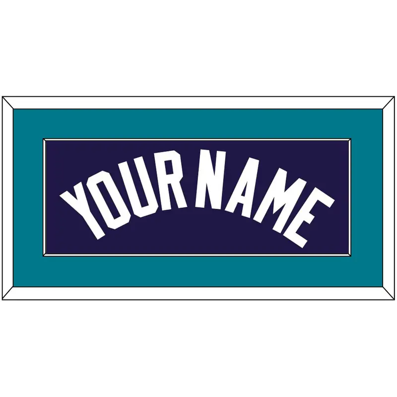 Charlotte Name - Purple Statement - Single Mat 2