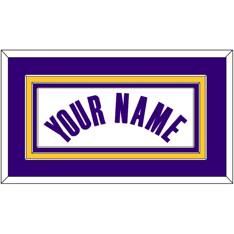 Los Angeles Name - White Association - Triple Mat 3