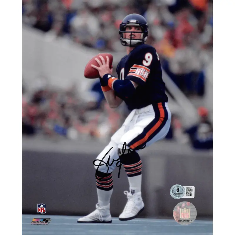 Bears Jim McMahon Authentic Signed 8x10 Photo Autographed BAS #BQ96325