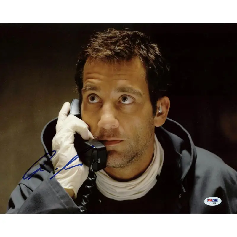 Clive Owen Inside Man Signed Authentic 11X14 Photo Autographed PSA/DNA #J17232