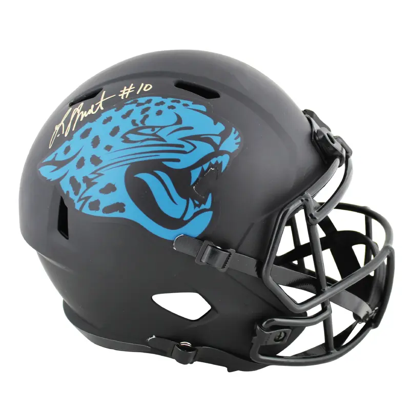 Jaguars Laviska Shenault Jr. Signed Eclipse Full Size Speed Rep Helmet BAS Wit