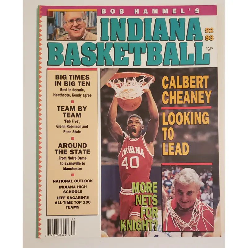 1992-1993 Bob Hammel's Indiana University Basketball Magazine Calbert Cheaney