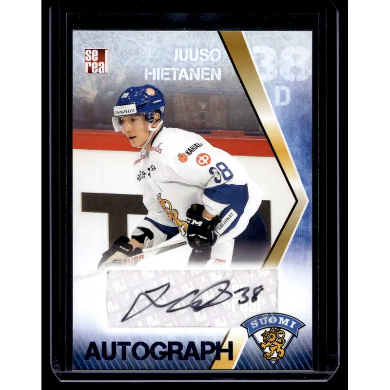 2016 Sereal Team Finland Autograph - Juuso Hietanen #FIN-AUT-004 /50