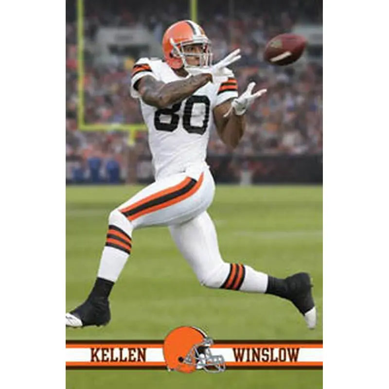 Kellen Winslow "Big Grab" Cleveland Browns NFL Action Poster - Costacos 2008