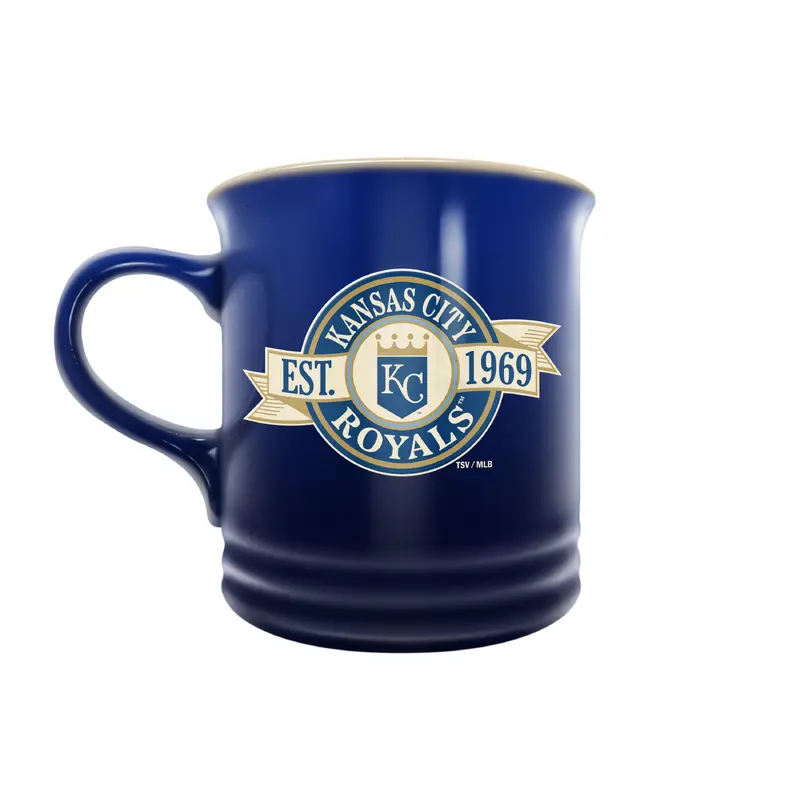 MLB Kansas City Royals 14 oz Stoneware Mug Banner Design