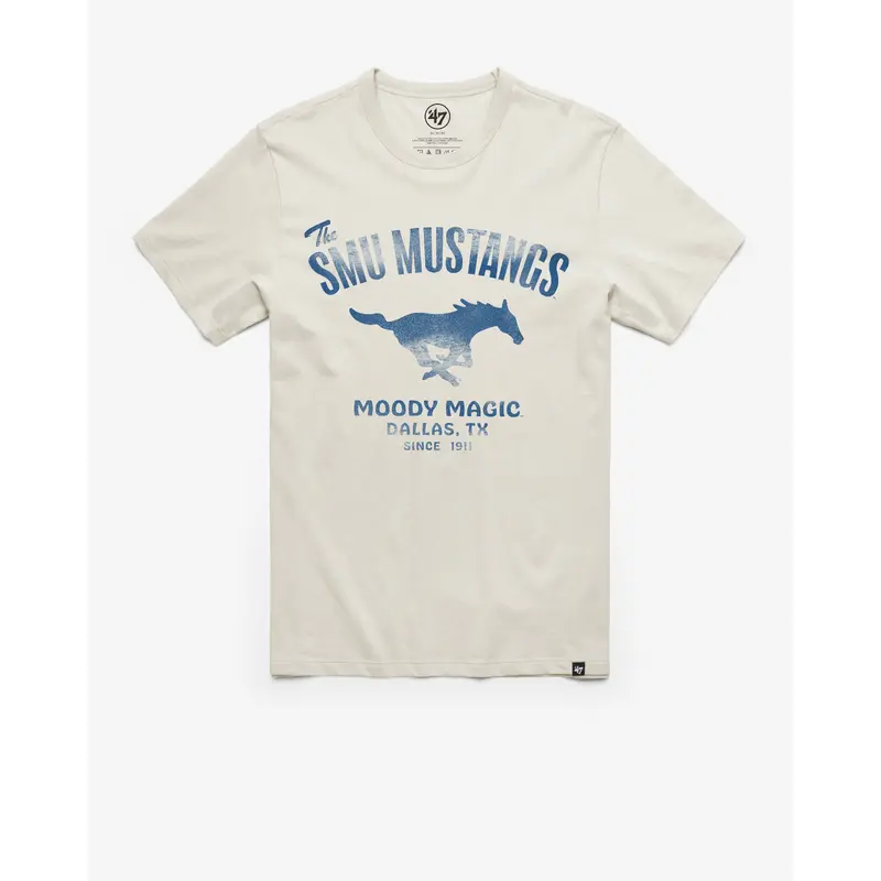 SOUTHERN METHODIST MUSTANGS SMU WIDE OPEN '47 FRANKLIN TEE