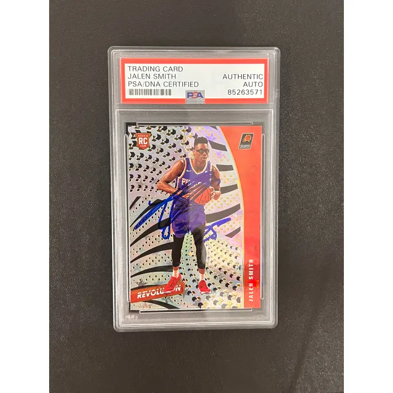 2020-21 Panini Revolution #131 Jalen Smith Signed Card AUTO PSA Slabbed RC Suns