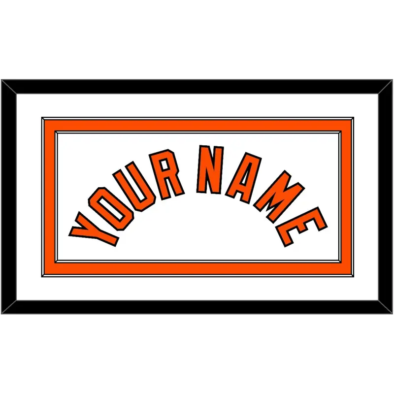 Baltimore Name - Home White (1971-1977) - Double Mat 1