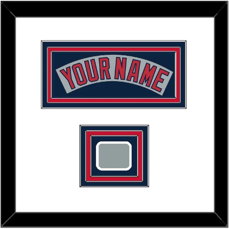 Boston Nameplate & World Series Champions Patch - Road Gray (1992-2008) - Triple Mat 2
