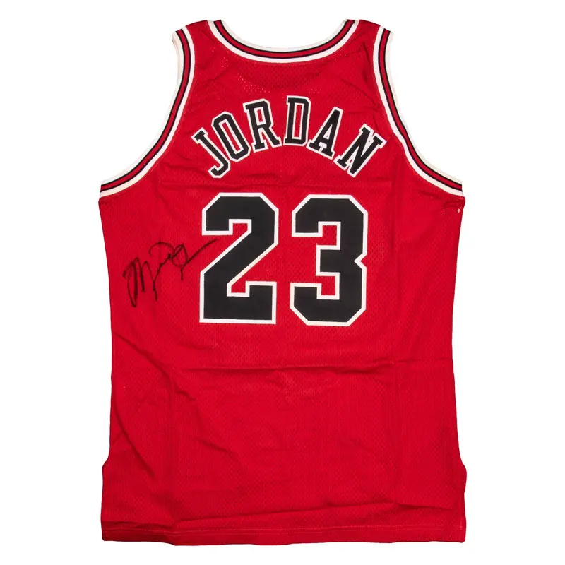 Michael Jordan Signed 1996-97 Chicago Bulls Game Issued Jersey JSA & MEARS COA