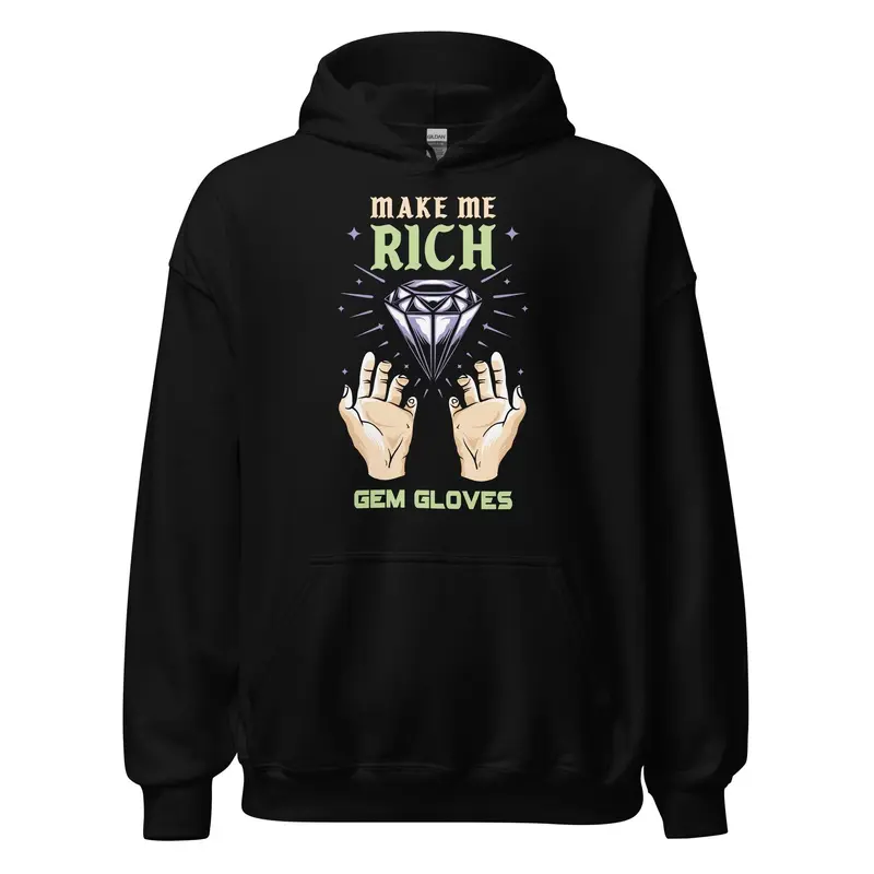 Gem Gloves Hoodie - Make Me Rich