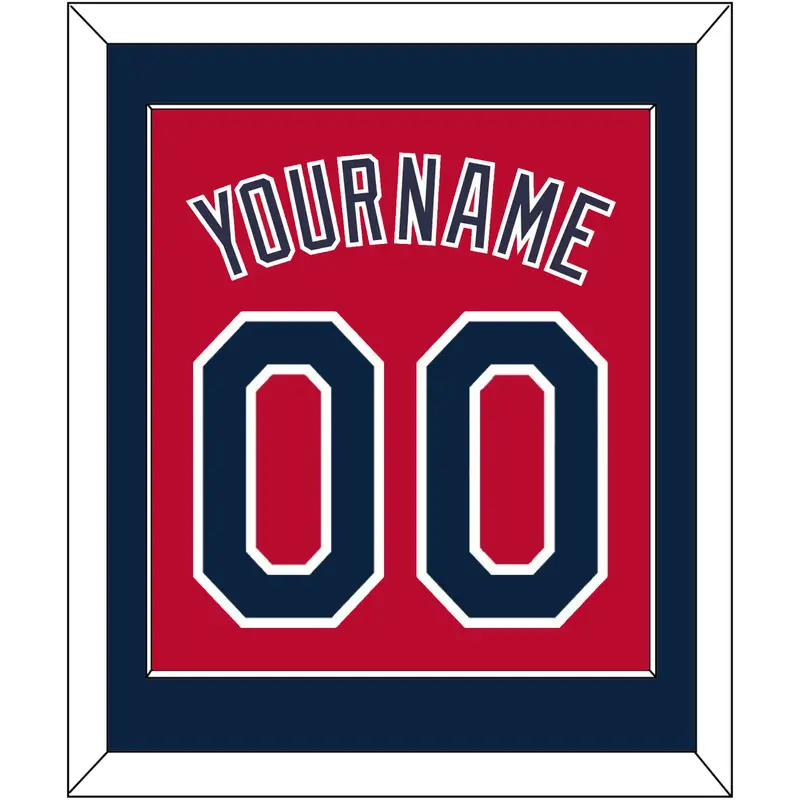 Cleveland Name & Number - Alternate Red (2019-2021) - Single Mat 2