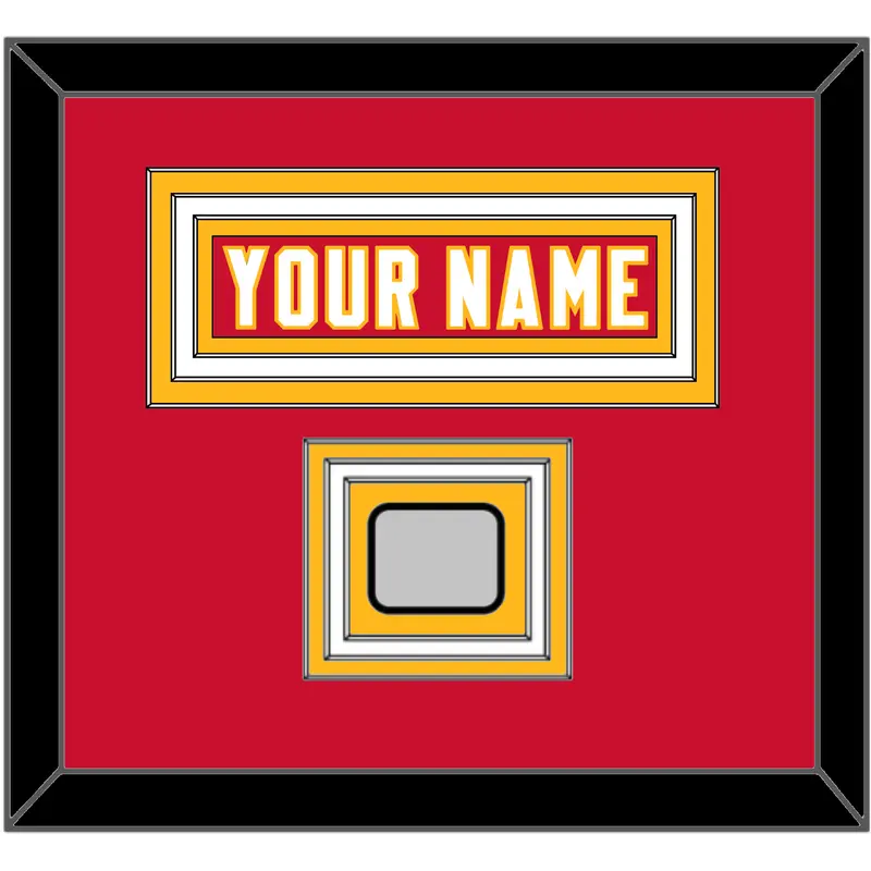 Kansas City Nameplate & Super Bowl Champions Patch - Home Red - Triple Mat 2