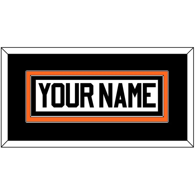 Philadelphia Nameplate - Home White (1983-2007) - Double Mat 3