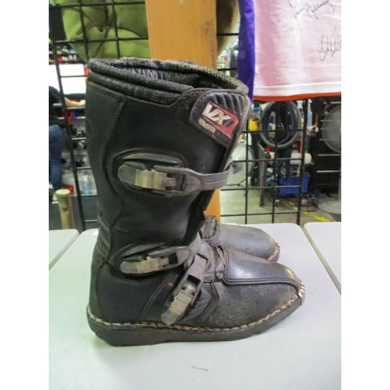 Used MSR VX1 Motorcross Boots Adult Size 6 - cracked