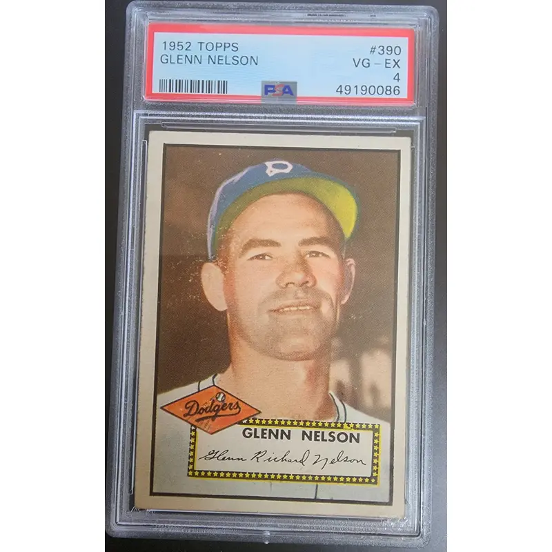 Glenn Nelson 1952 Topps #390 PSA 4