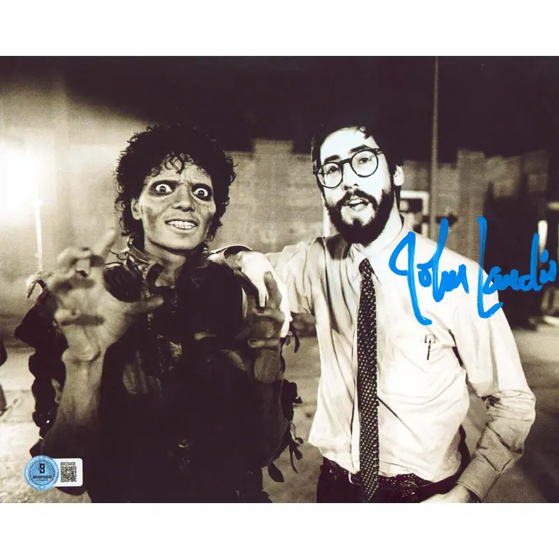 John Landis Thriller Authentic Signed 8x10 Horizontal Photo BAS #BR29408
