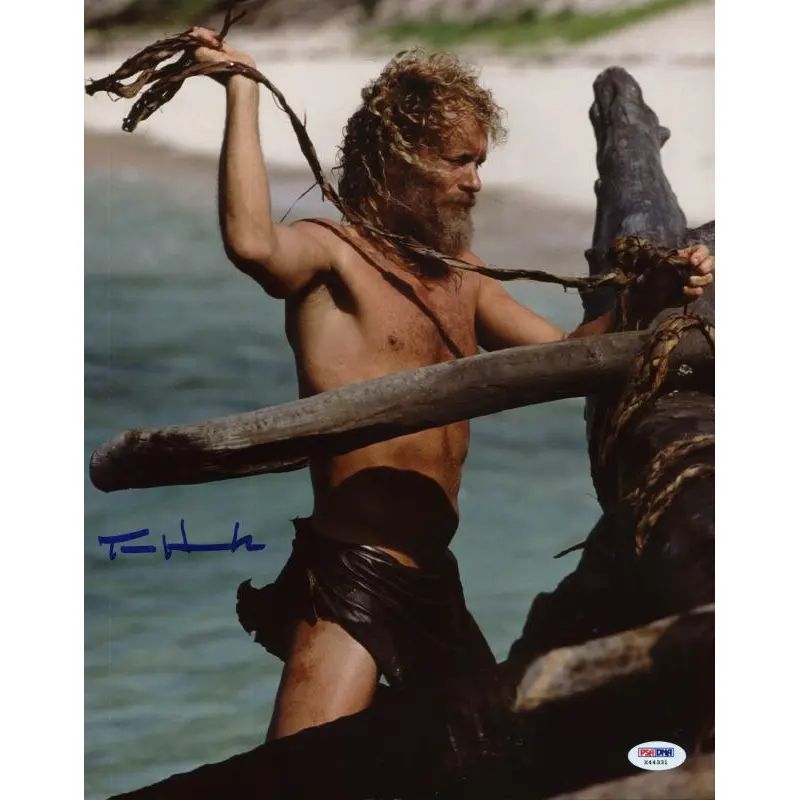 Tom Hanks Cast Away Signed Authentic 11X14 Photo Autographed PSA/DNA #X44331
