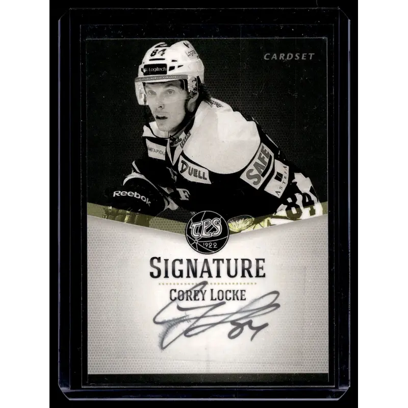 2012-13 Cardset Signature - Corey Locke /125
