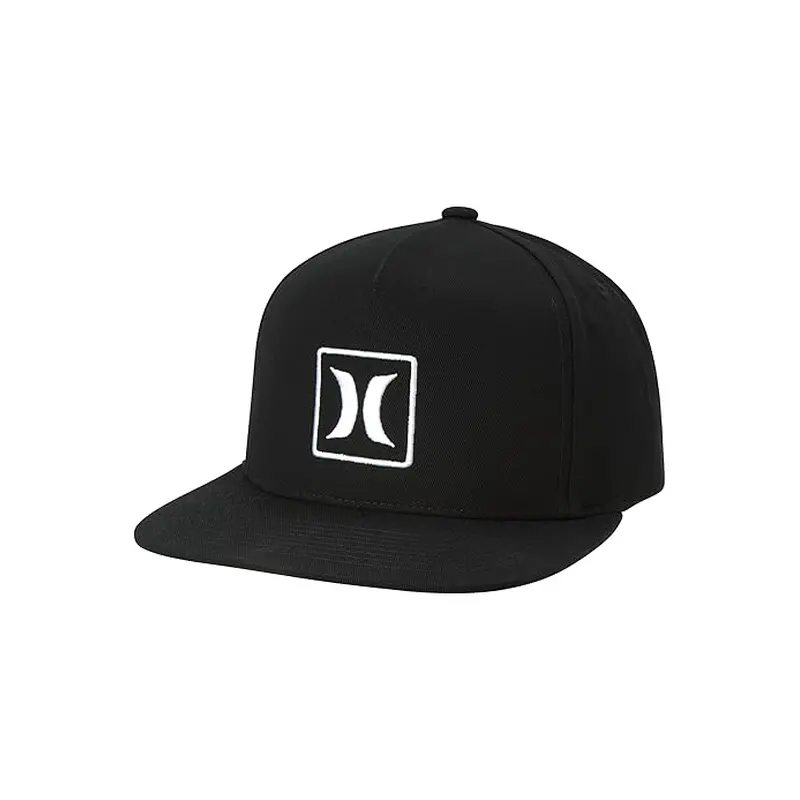 HURLEY BLACK HAT M OUTLINE FLEX HAT HNHM0010 010