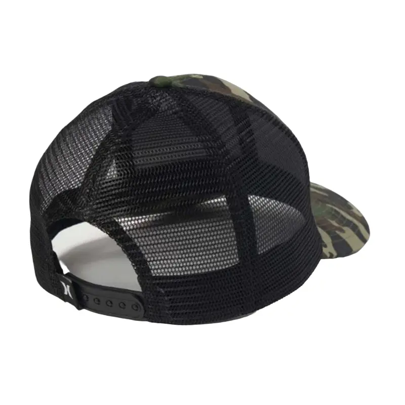 HURLEY GREEN CAMO BRIGHTON TRUCKER HAT SNAPBACK HIHM0187 386