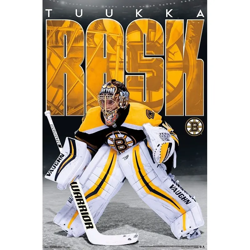 Tuukka Rask "Intensity" Boston Bruins NHL Hockey Goalie Poster - Trends International