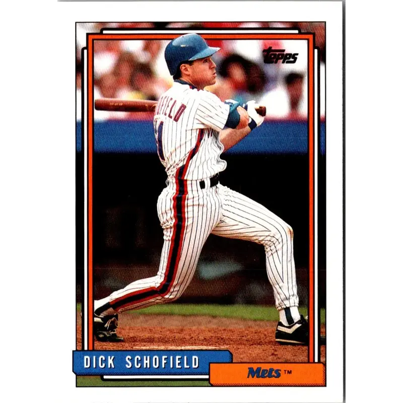 1992 Topps Traded Dick Schofield #101T